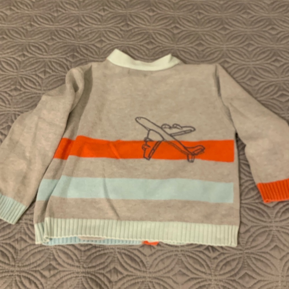 Boutique Boys Airplane Cardigan Little Maven